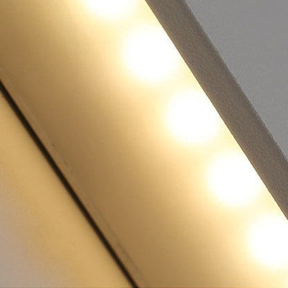 Modern Minimalist Rectangle Aluminum LED Wall Sconce Lamp