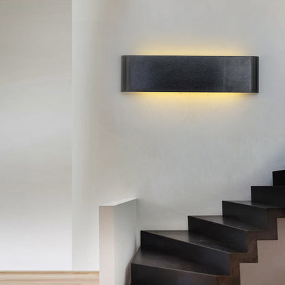 Modern Minimalist Rectangle Aluminum LED Wall Sconce Lamp