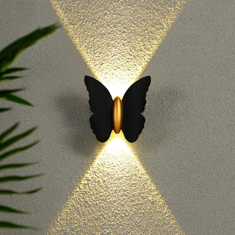 Waterproof Butterfly Aluminum LED Wall Sconce Lamp