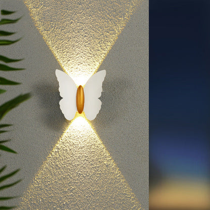 Waterproof Butterfly Aluminum LED Wall Sconce Lamp