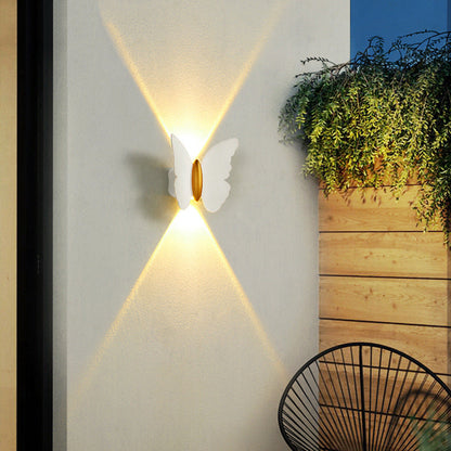 Waterproof Butterfly Aluminum LED Wall Sconce Lamp