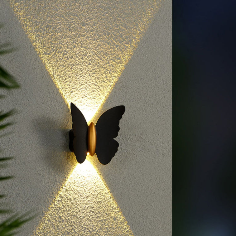 Waterproof Butterfly Aluminum LED Wall Sconce Lamp