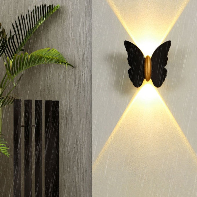 Waterproof Butterfly Aluminum LED Wall Sconce Lamp