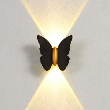Waterproof Butterfly Aluminum LED Wall Sconce Lamp
