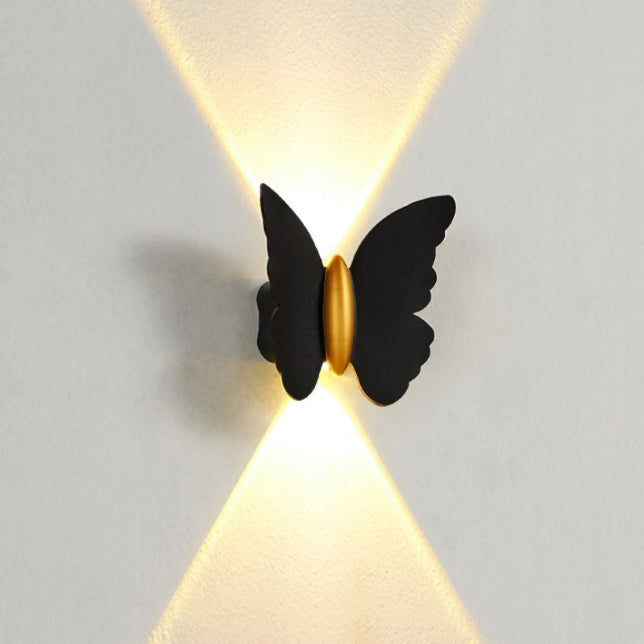 Waterproof Butterfly Aluminum LED Wall Sconce Lamp