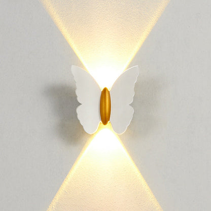 Waterproof Butterfly Aluminum LED Wall Sconce Lamp