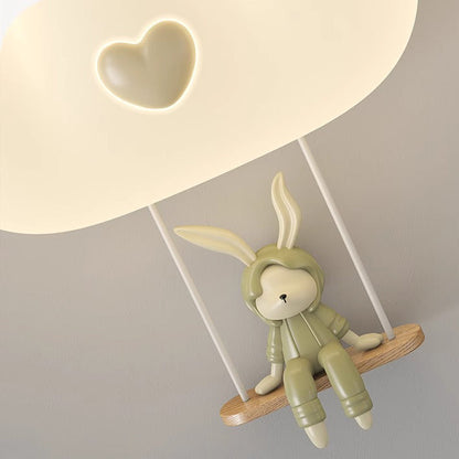 Creative Kids Crown Animal Iron PE LED Wall Sconce Lamp