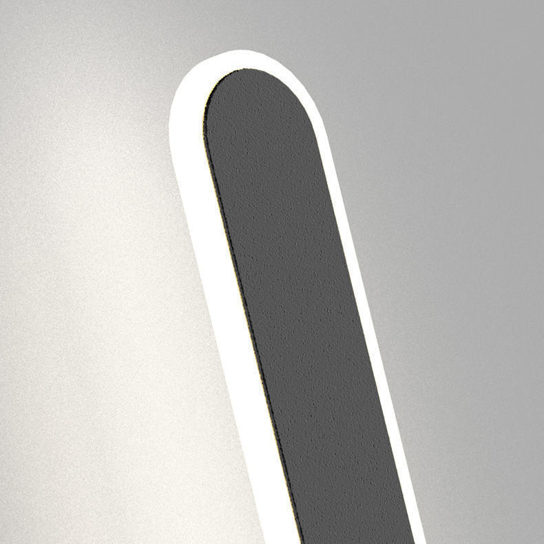Spiral Twist Long Iron Aluminum LED Wall Sconce Lamp