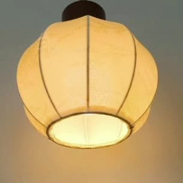 Curved Wood Frame Fabric Shade 1-Light Wall Sconce Lamp