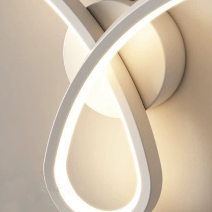 Line Flower Iron Frame Acrylic LED Wall Sconce Lamp