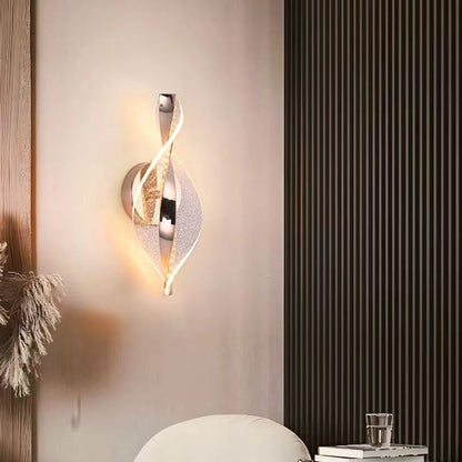 Nexus Dot Pattern Aluminum Acrylic LED Wall Sconce Lamp