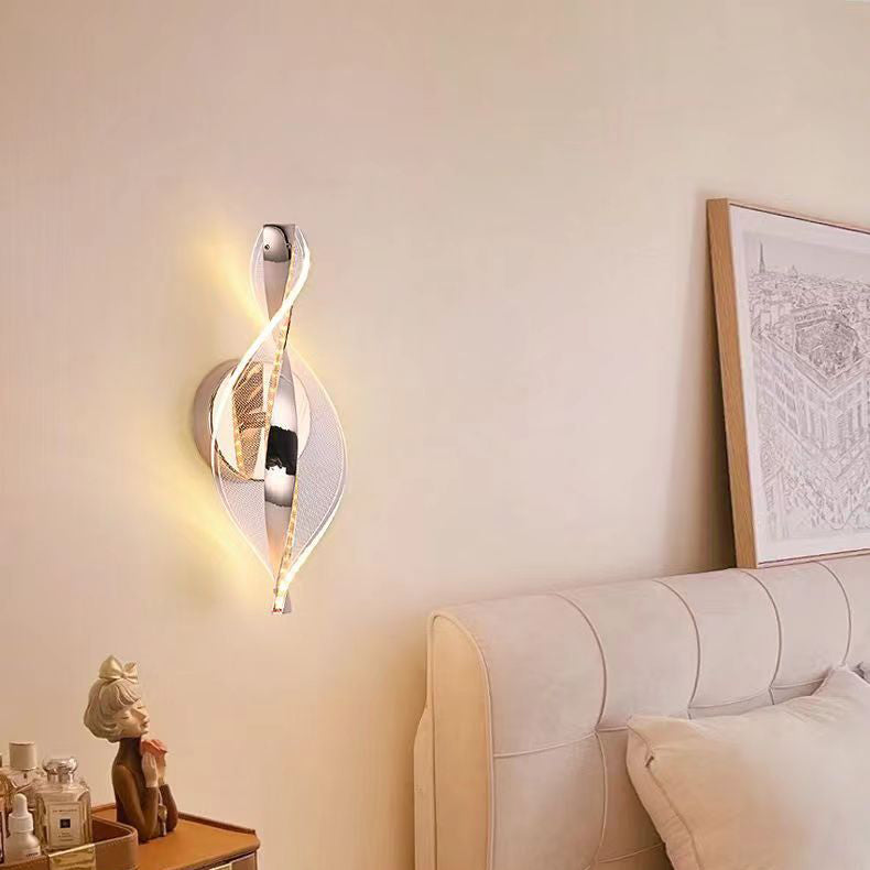 Nexus Dot Pattern Aluminum Acrylic LED Wall Sconce Lamp