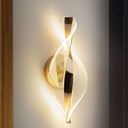 Nexus Dot Pattern Aluminum Acrylic LED Wall Sconce Lamp