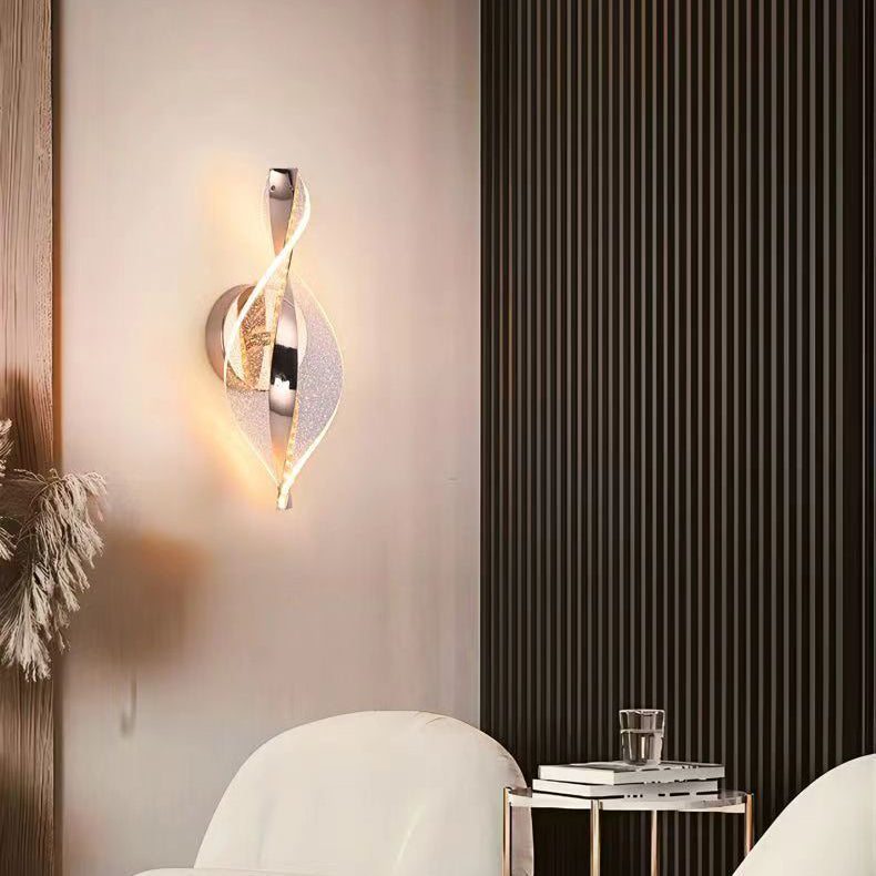 Nexus Dot Pattern Aluminum Acrylic LED Wall Sconce Lamp
