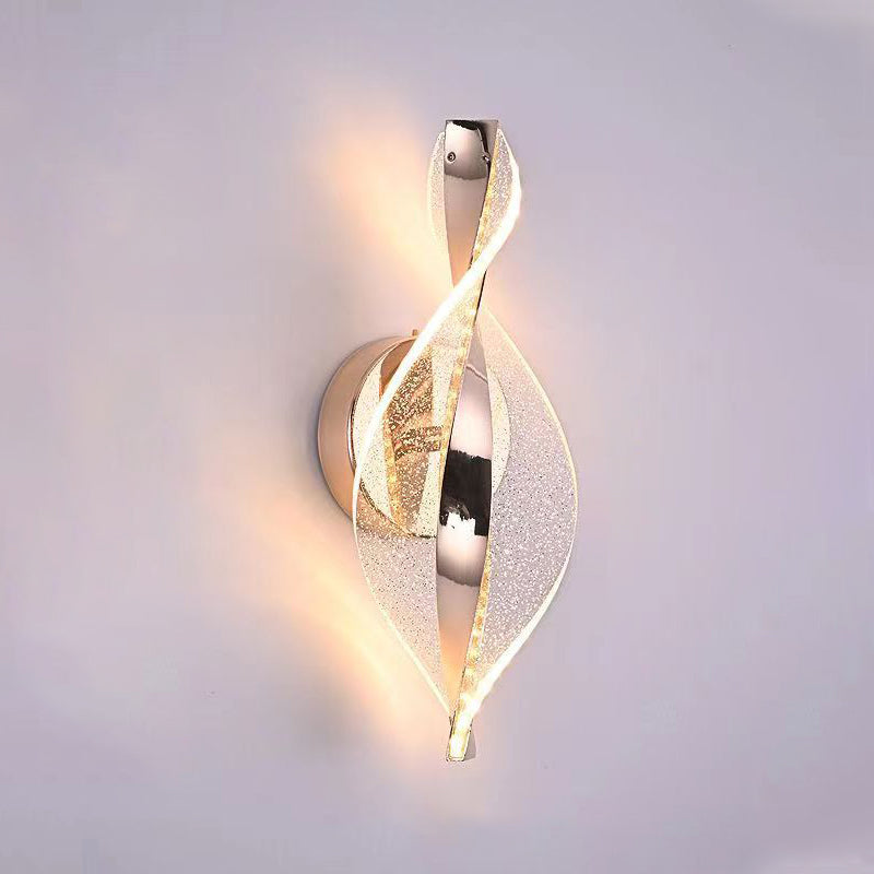 Nexus Dot Pattern Aluminum Acrylic LED Wall Sconce Lamp