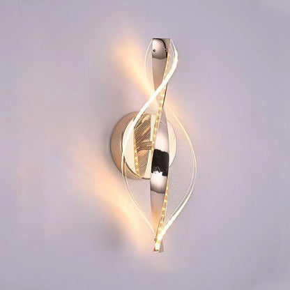 Nexus Dot Pattern Aluminum Acrylic LED Wall Sconce Lamp