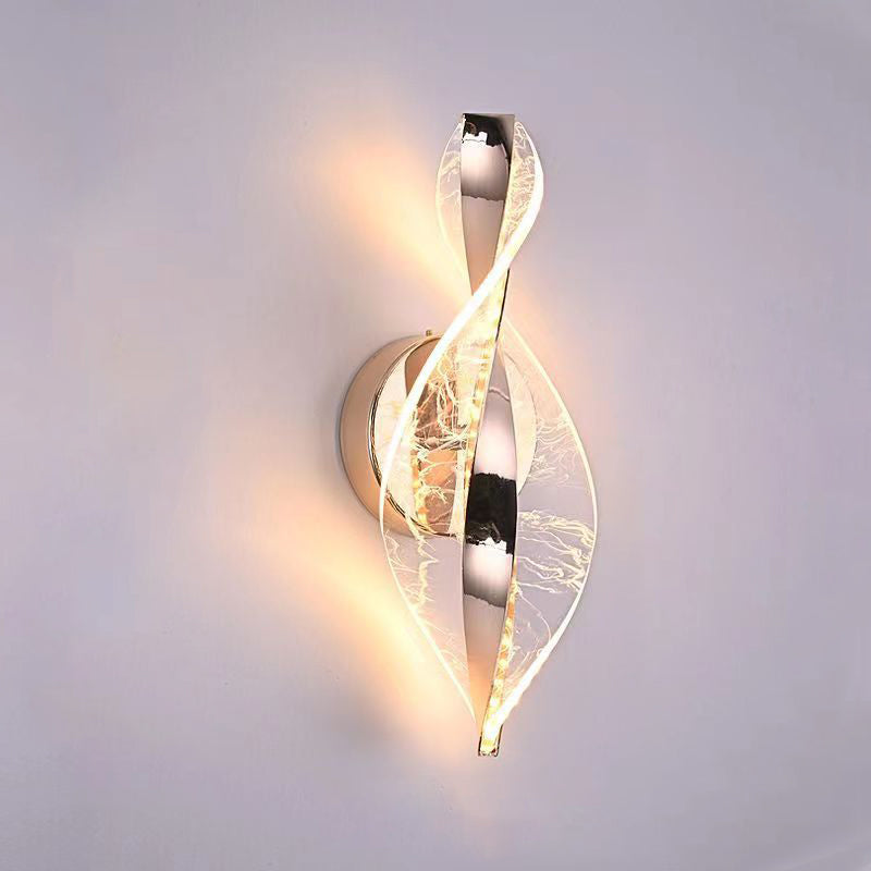 Nexus Dot Pattern Aluminum Acrylic LED Wall Sconce Lamp