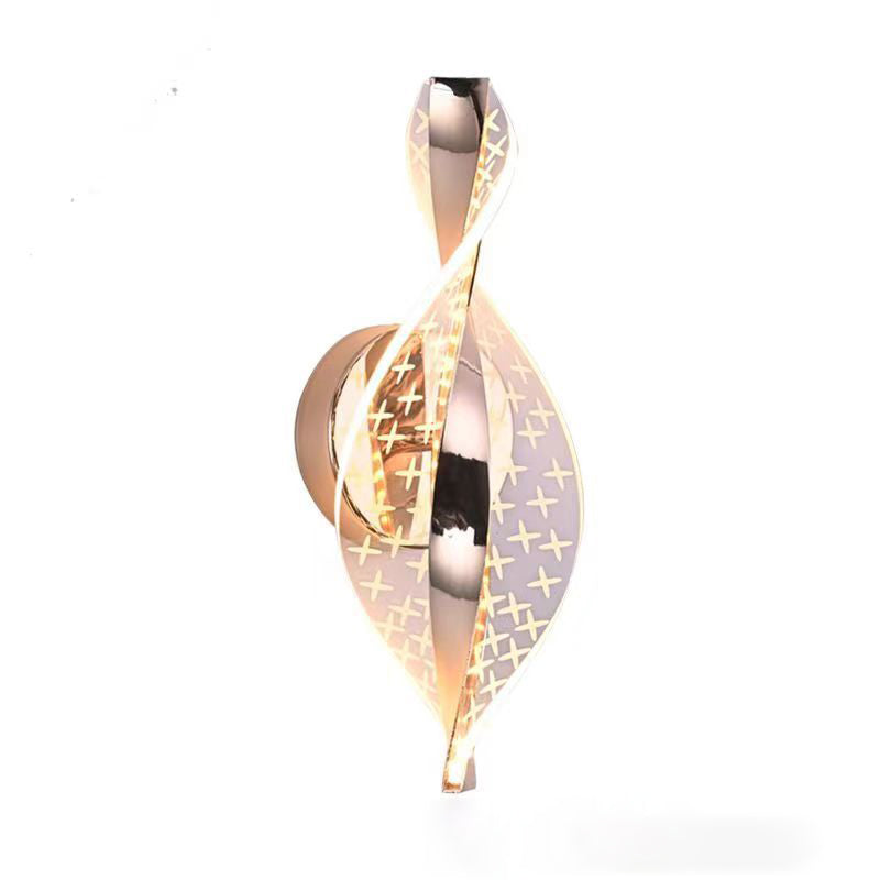 Nexus Dot Pattern Aluminum Acrylic LED Wall Sconce Lamp