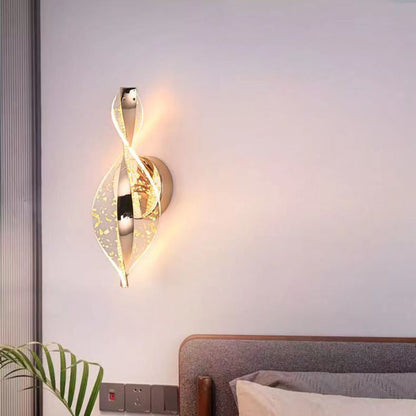 Nexus Dot Pattern Aluminum Acrylic LED Wall Sconce Lamp
