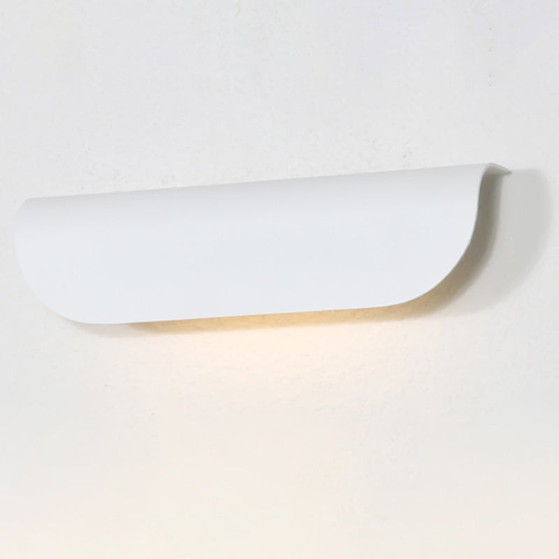 Outdoor Rectangle Aluminum Glass LED Wall Sconce Lamp