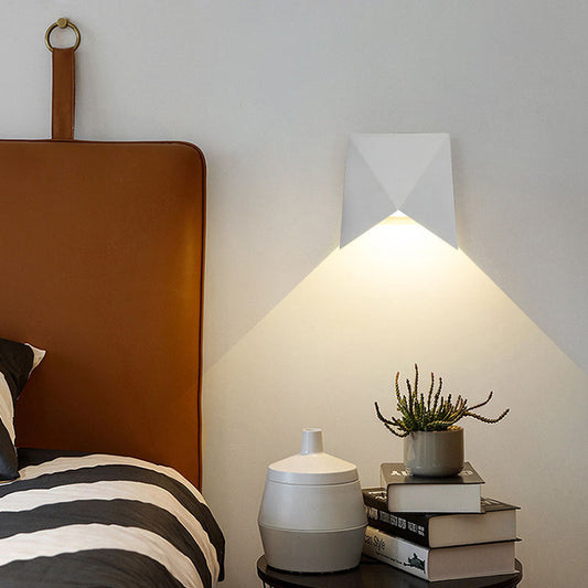 Minimalist Irregular Shape Aluminum LED Wall Sconce Lamp
