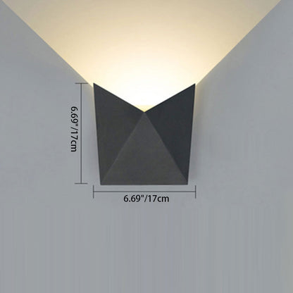 Minimalist Irregular Shape Aluminum LED Wall Sconce Lamp