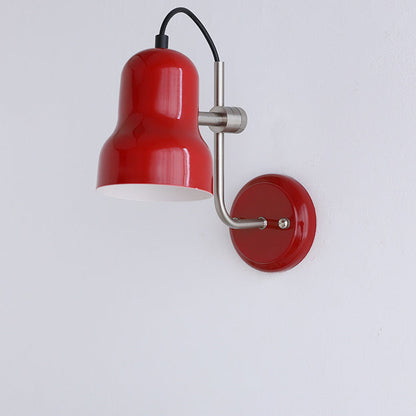 Adjustable Round Horn Shape Iron 1-Light Wall Sconce Lamp