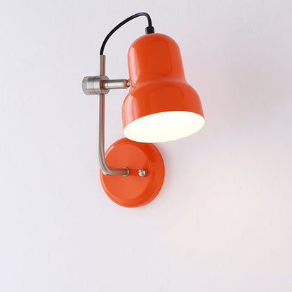 Adjustable Round Horn Shape Iron 1-Light Wall Sconce Lamp