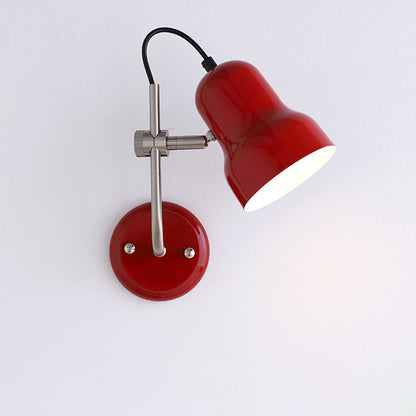 Adjustable Round Horn Shape Iron 1-Light Wall Sconce Lamp