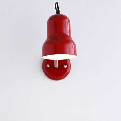 Adjustable Round Horn Shape Iron 1-Light Wall Sconce Lamp