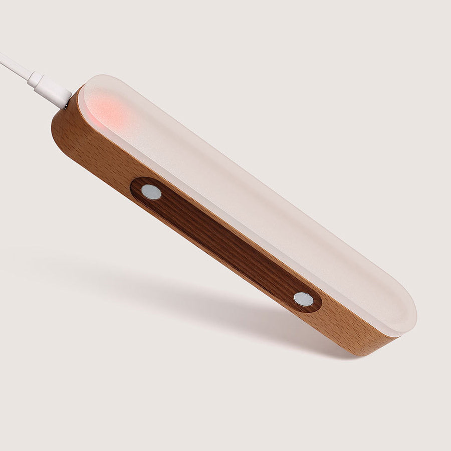 Rechargeable Solid Wood Metal Plastic LED Wall Sconce Lamp