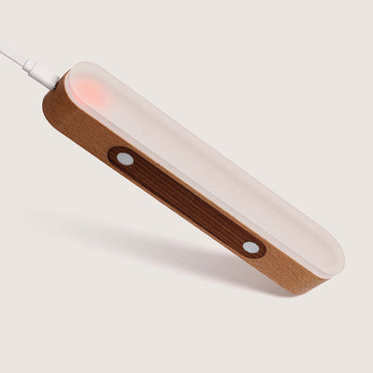 Rechargeable Solid Wood Metal Plastic LED Wall Sconce Lamp