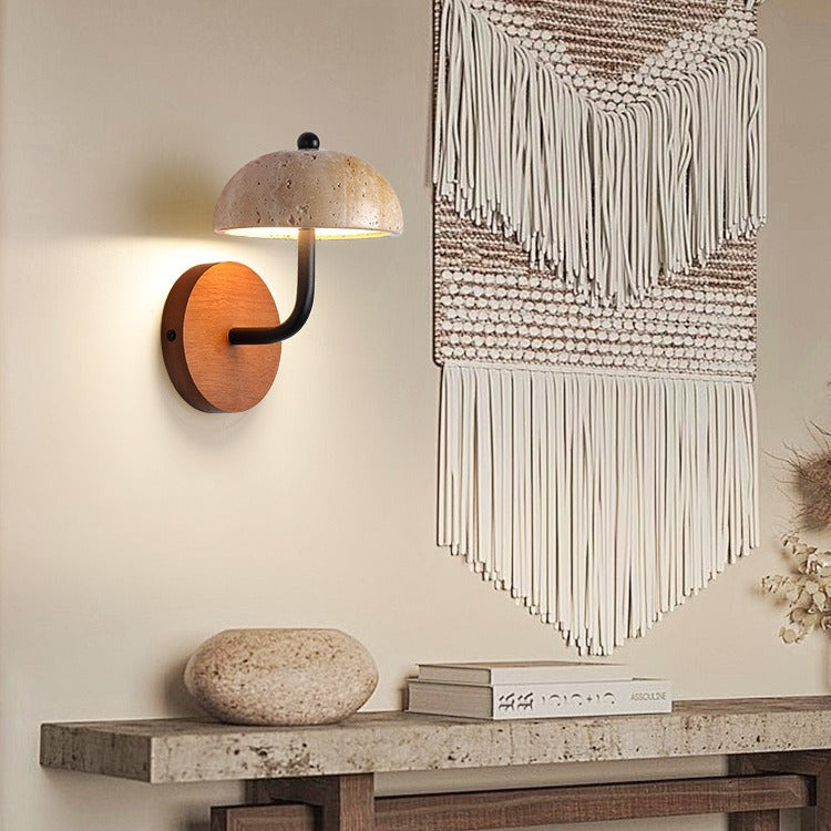 Japanese Wooden Frame Acrylic Shade LED Wall Sconce Lamp