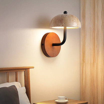 Japanese Wooden Frame Acrylic Shade LED Wall Sconce Lamp