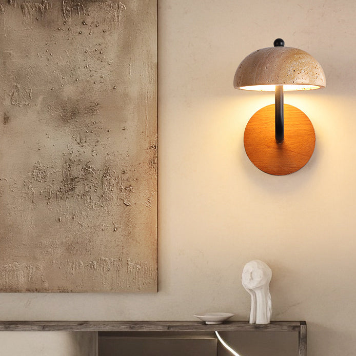 Japanese Wooden Frame Acrylic Shade LED Wall Sconce Lamp