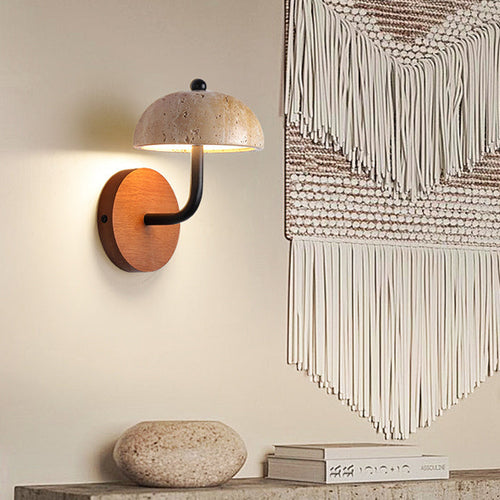 Japanese Wooden Frame Acrylic Shade LED Wall Sconce Lamp