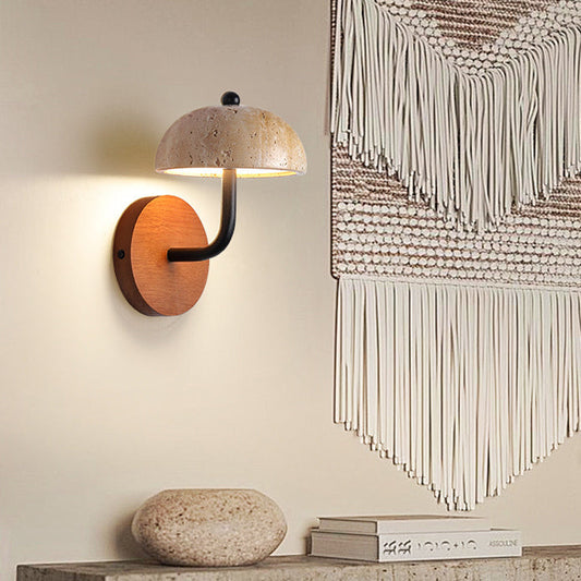 Japanese Wooden Frame Acrylic Shade LED Wall Sconce Lamp