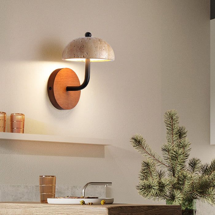 Japanese Wooden Frame Acrylic Shade LED Wall Sconce Lamp