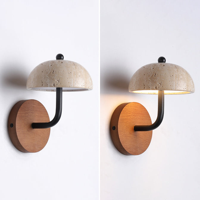 Japanese Wooden Frame Acrylic Shade LED Wall Sconce Lamp
