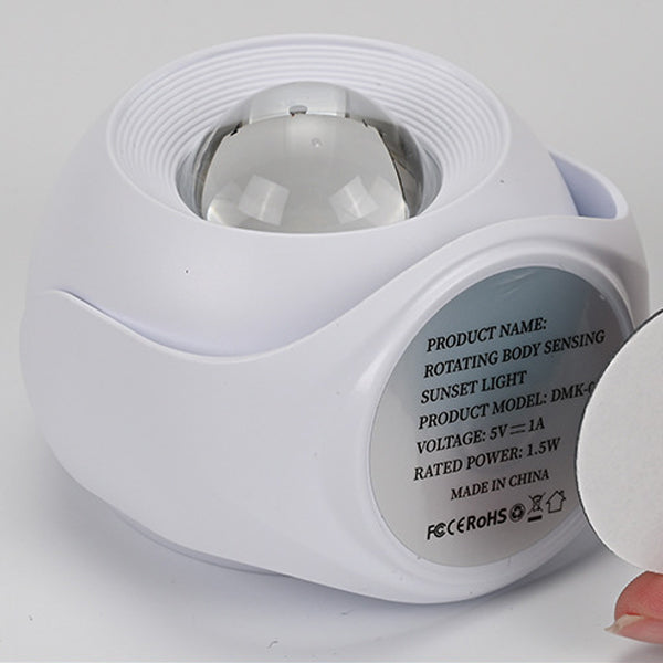 Sensor Rechargeable Globe ABS PC LED Wall Sconce Lamp