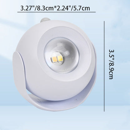 Sensor Rechargeable Globe ABS PC LED Wall Sconce Lamp