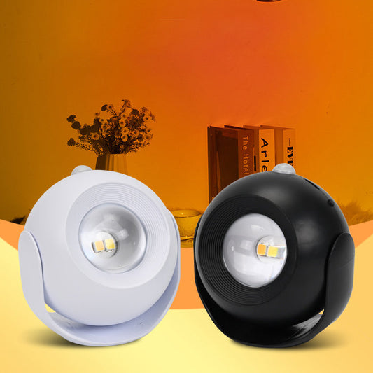 Sensor Rechargeable Globe ABS PC LED Wall Sconce Lamp