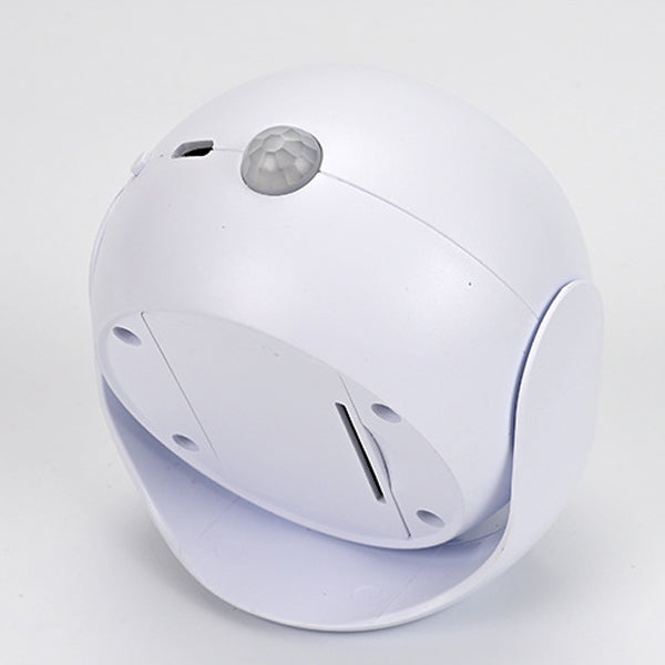 Sensor Rechargeable Globe ABS PC LED Wall Sconce Lamp