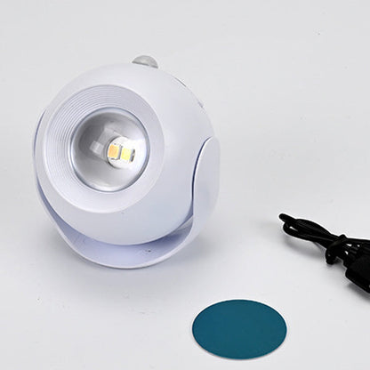 Sensor Rechargeable Globe ABS PC LED Wall Sconce Lamp