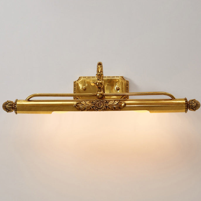 French Full Brass 2-Light Vanity Light Wall Sconce Lamp