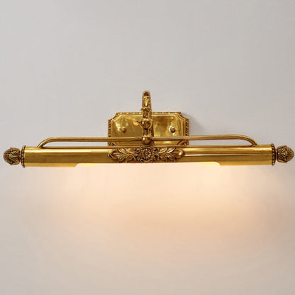 French Full Brass 2-Light Vanity Light Wall Sconce Lamp