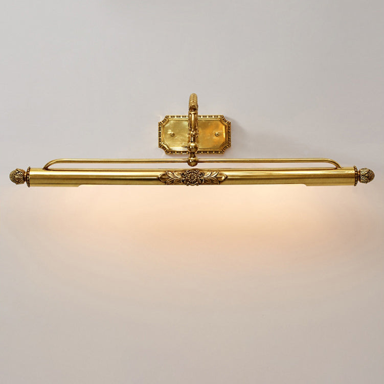 French Full Brass 2-Light Vanity Light Wall Sconce Lamp