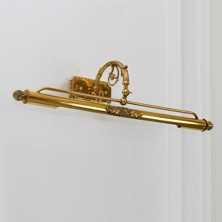 French Full Brass 2-Light Vanity Light Wall Sconce Lamp
