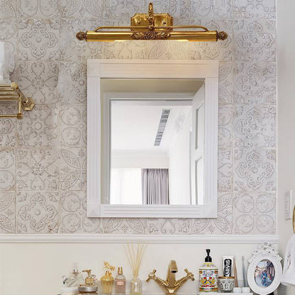 French Full Brass 2-Light Vanity Light Wall Sconce Lamp