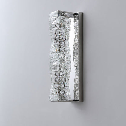 Rectangular Column Stainless Steel LED Wall Sconce Lamp